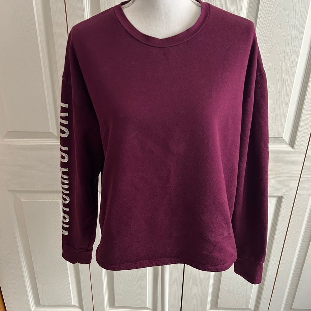 Victoria's Secret Deep Burgundy Sweatshirt